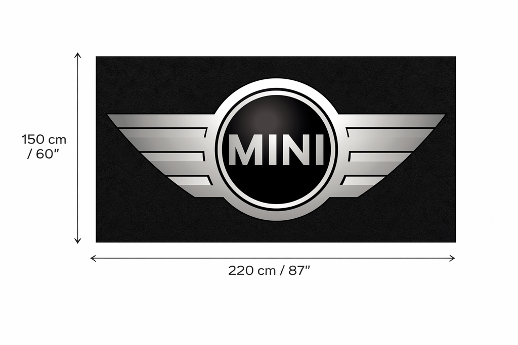 Premium Mini Garagenteppich – 5x7 ft (60x87")