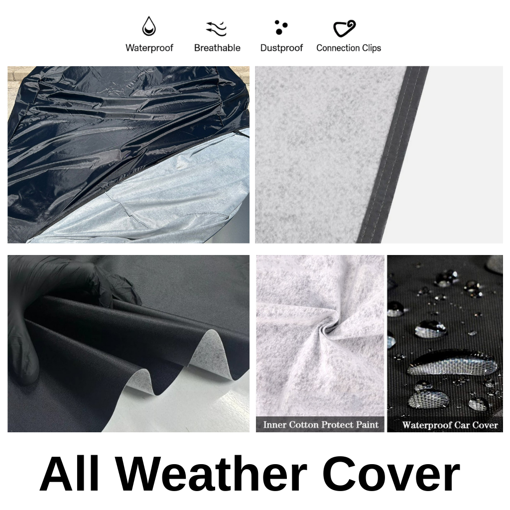 BMW M Performance Outdoor-Autoabdeckung – wasserdicht & passgenau für M2, M3, M4, M5, M6 und M8 - M3 Logo - Only Wasserdicht Cover