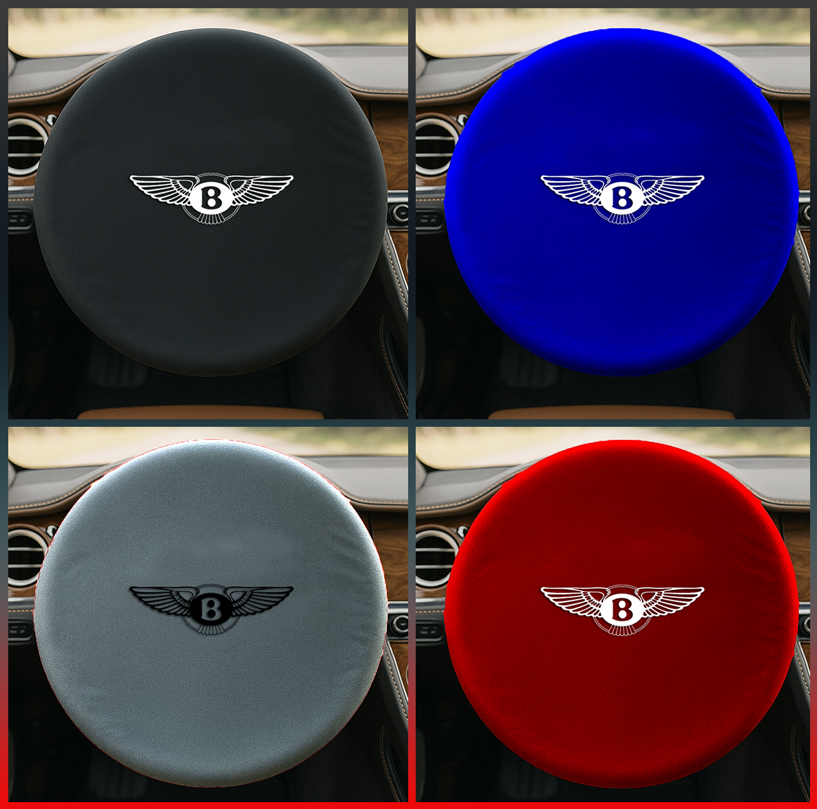 BENTLEY CONTİNENTAL 1992-1996 Passgenaue Indoor-Autoabdeckung Soft Stretch Schwarz, Grau, Blau, Rot Dust Protection Garage Cover Laser Cut + Bag